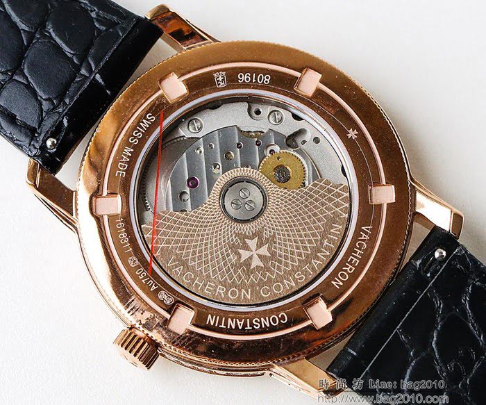 江詩丹頓 Vacheron Constantin LS精品 2018新款 進口9015機芯 小牛皮原裝蝴蝶扣 超強防水 高檔男士腕表  wssb3631